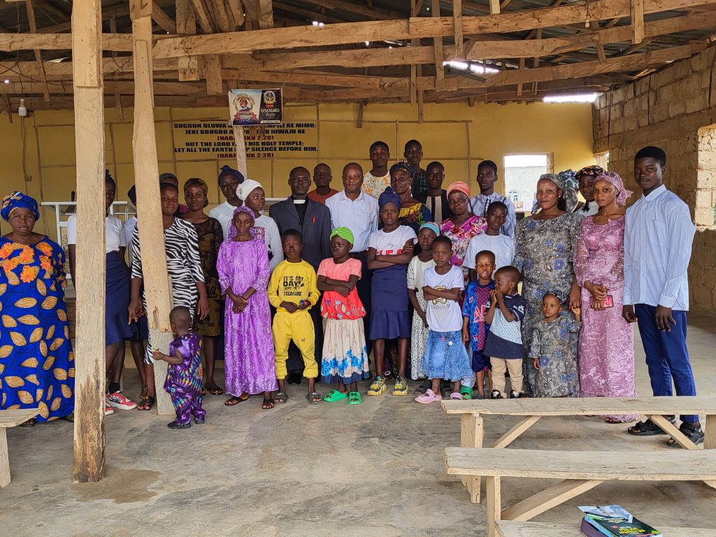 Church members in the church