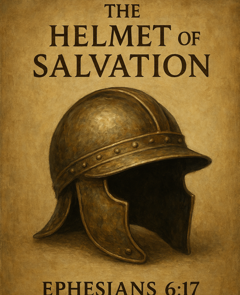 The Helmet of Salvation protects the mind of the soldier of Christ