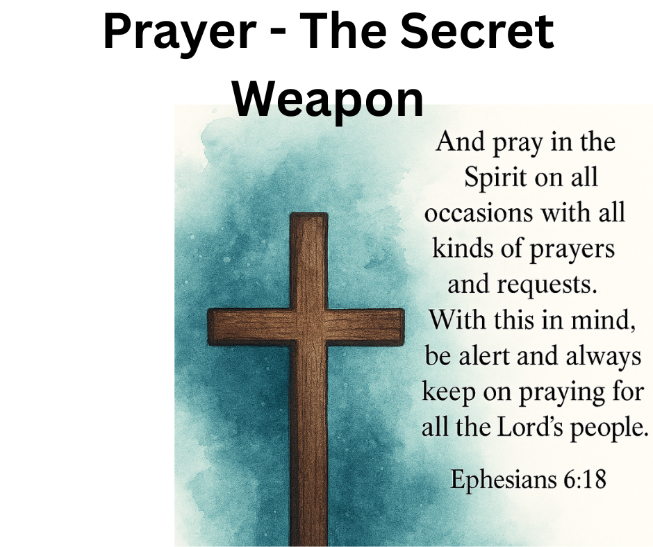 Prayer is the Believer's ultimate secret weapon