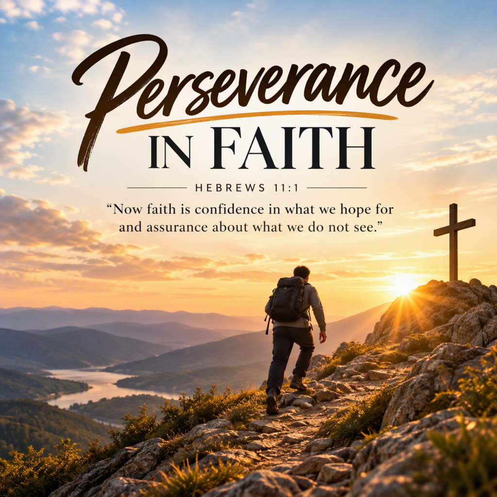 A picture of how to persevere in faith